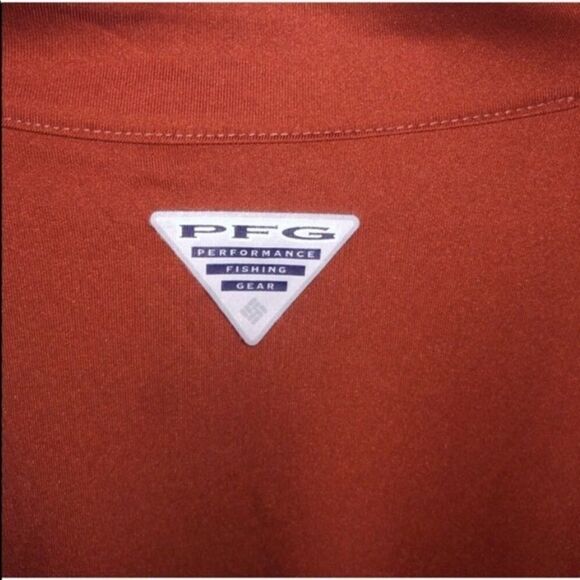 Men’s NWT Columbia Rust Colored Pullover Jacket - Picture 7 of 7
